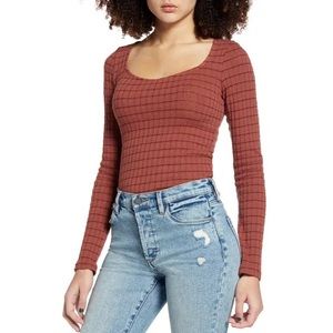 Project Social T Kimora Sweetheart Knit Top